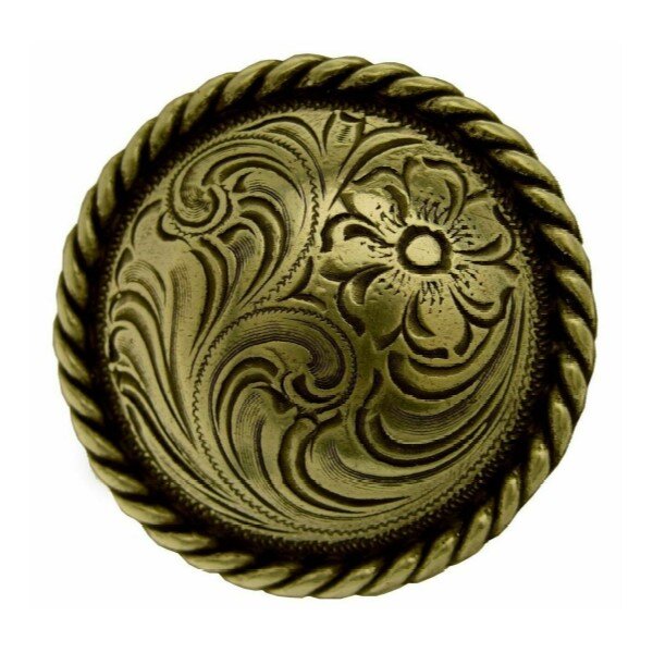 Lion Concho Decoration Button Brass Conchos Screw Back Leather 