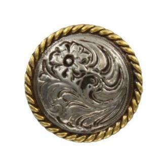 CONCHO ROPE EDGE SILVER GOLD