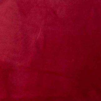 PIG SUEDE LEATHER RED